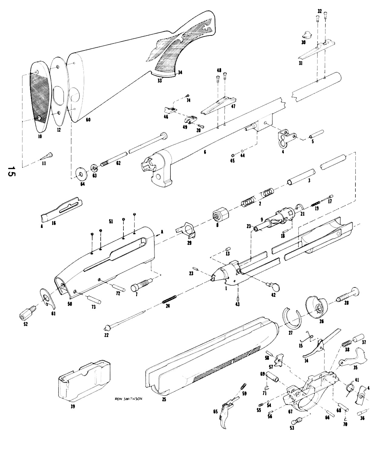 Чертеж Remington 7400