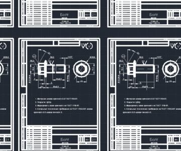 Чертеж Чертежи болтов по ГОСТ 193-83
