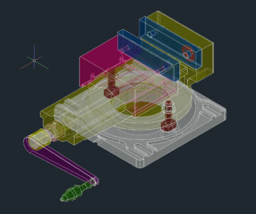 3D модель Тиски 3D Модель