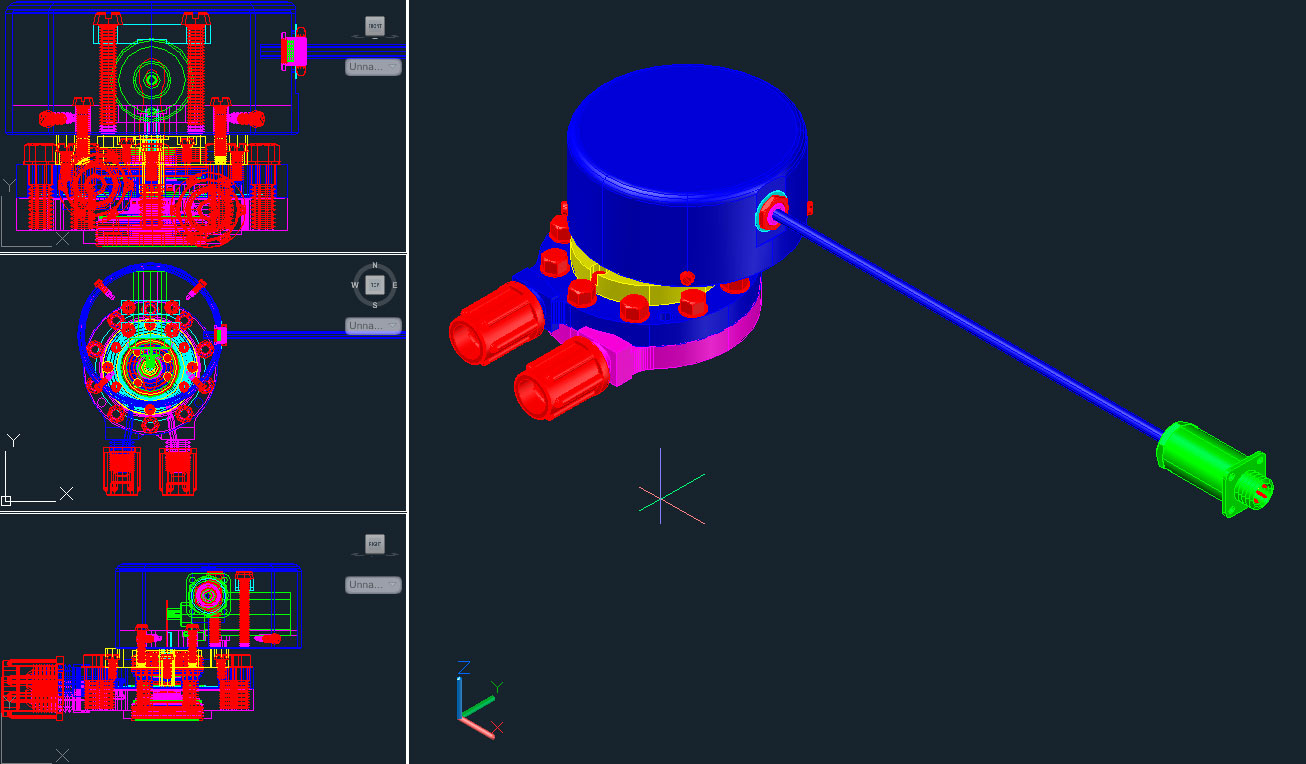 3D модель Датчик перепада давления газа