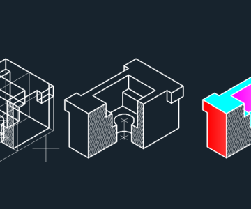 Чертеж Деталь 3D (задание по инженерной графике)