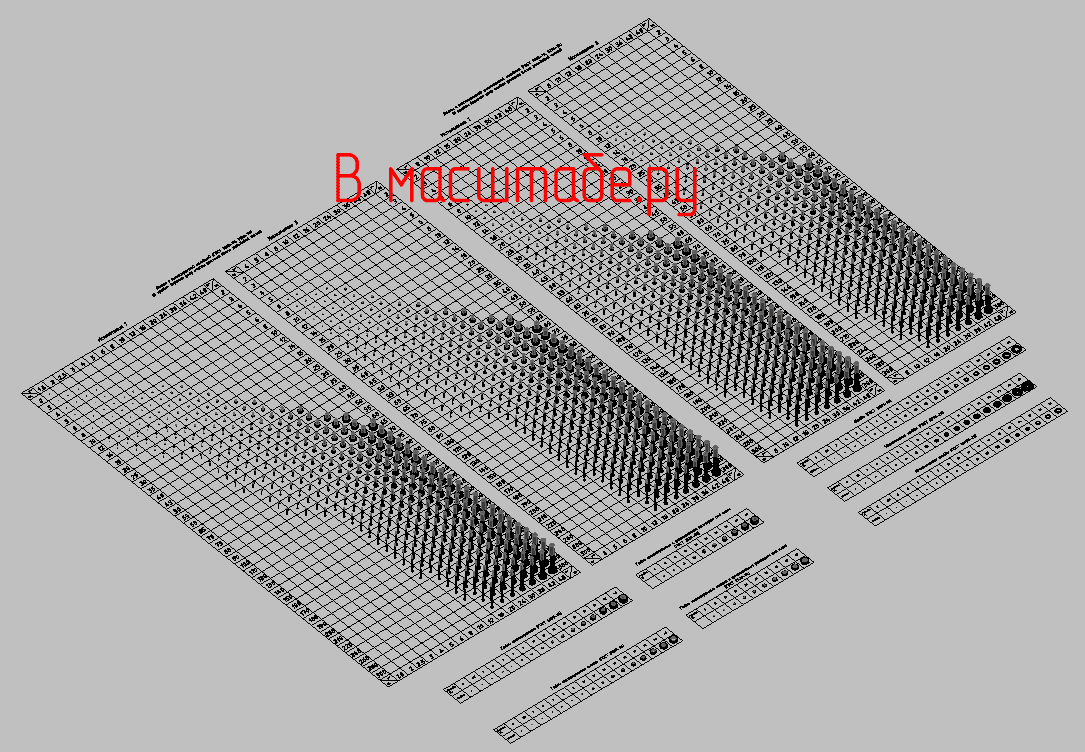 3D модель Чертеж-таблица Больты, Гайки, Шайбы