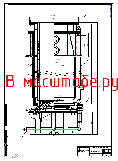 Чертеж Чертеж кристаллизатора d770