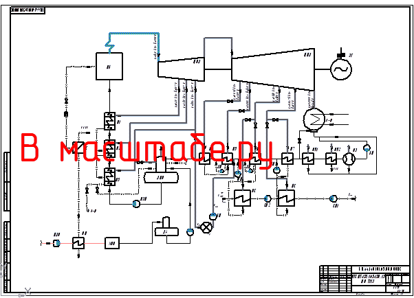 Чертеж ПТС ПТ-135/165-130/15 ПО ТМЗ