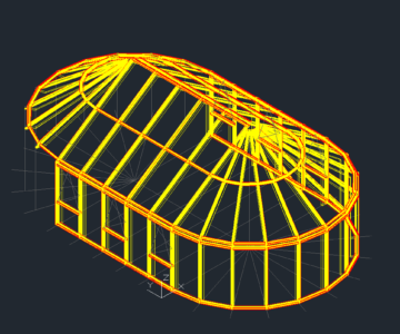 3D модель 3D-модель зимнего сада