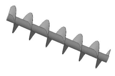 3D модель Шнек для транспортирования зерна