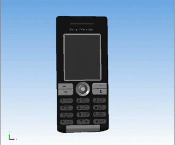 3D модель 3D Модель sony-ericsson k510i