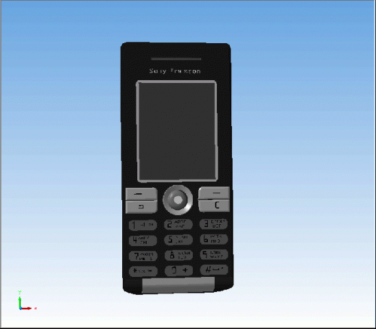 3D модель 3D Модель sony-ericsson k510i