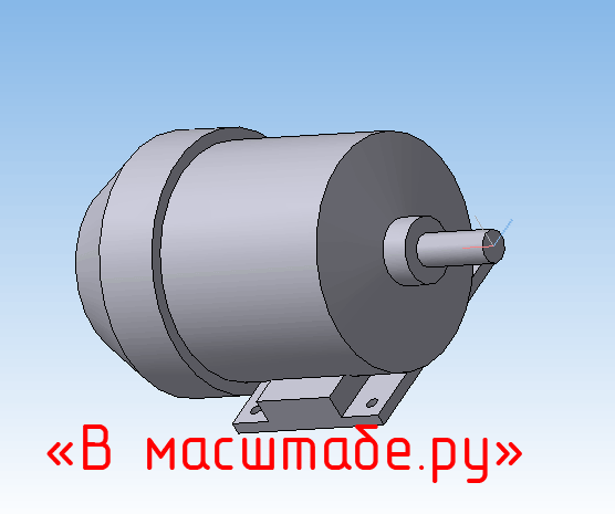 3D модель Чертежи электродвигателей асинхронных серии ДАТ