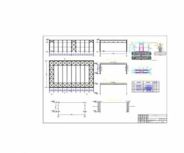 Чертеж Чертеж металлических конструкций