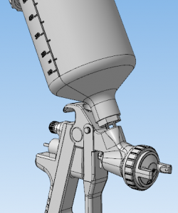 3D модель 3D модель краскопульта