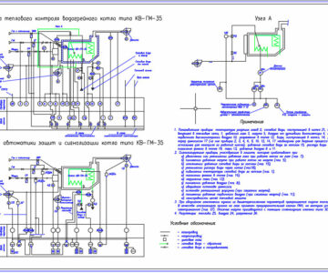 Чертеж Автоматка котла КВГМ 35- 150