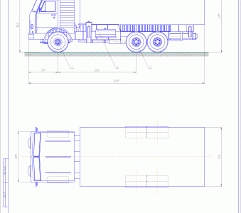 Чертеж КАМАЗ-5320