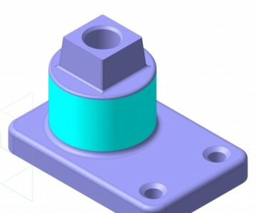 3D модель Кронштейн 3д деталь