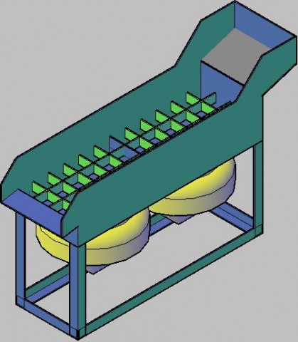 3D модель Отсадочная машина МОД-0,5 3D