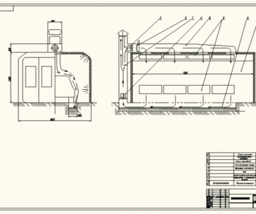 Чертеж Покрасочная камера