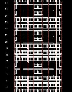 Чертеж Чертеж 20-ти этажного дома