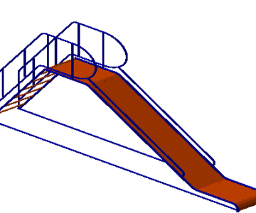 3D модель Горка