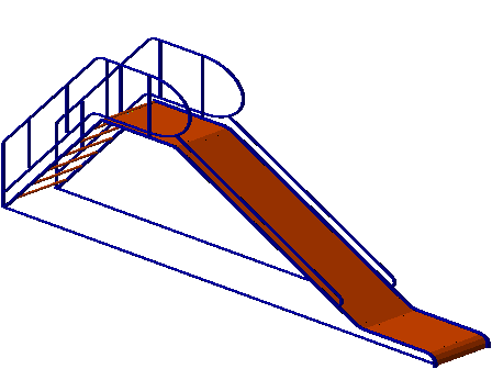 3D модель Горка