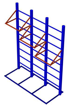 3D модель Спортивная стойка