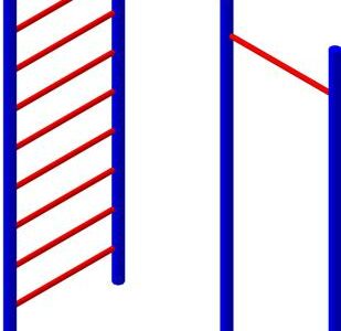 3D модель Шведка с турниками