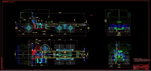 Чертеж КамАЗ- 53215