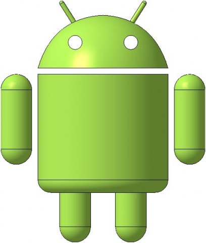 3D модель Android. 3D модель