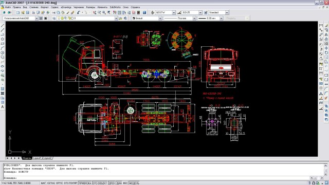 Чертеж Чертёж МАЗ
