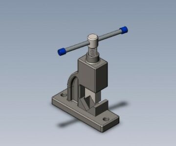 3D модель Тиски трубные 3D Модель