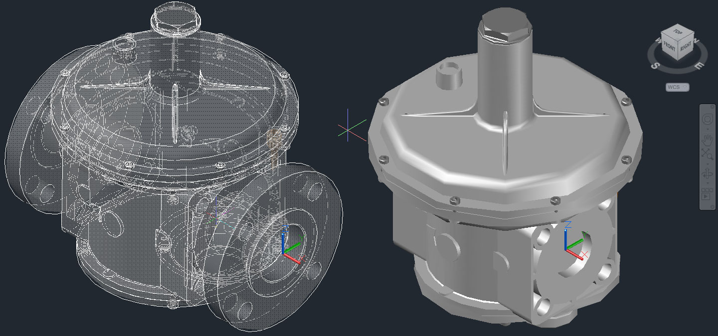 3D модель Регуляторы давления газа Madas