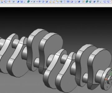 3D модель Коленчатый вал 3D