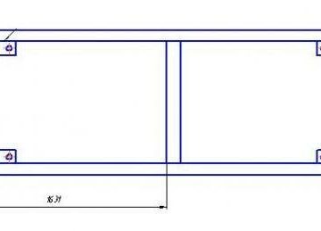 Чертеж Чертёж рамы автогрейдера
