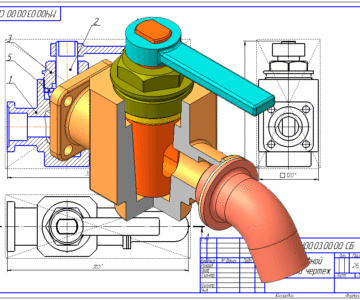 3D модель Кран сливной МЧ00.03