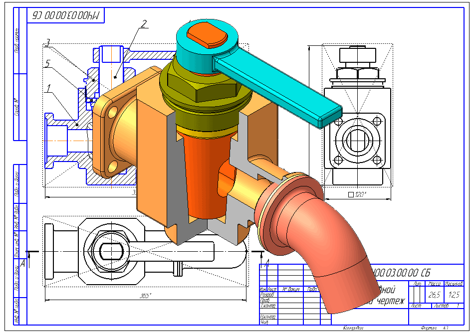 3D модель Кран сливной МЧ00.03