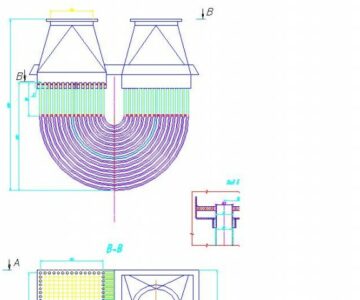 Чертеж трубчатый рекуператор