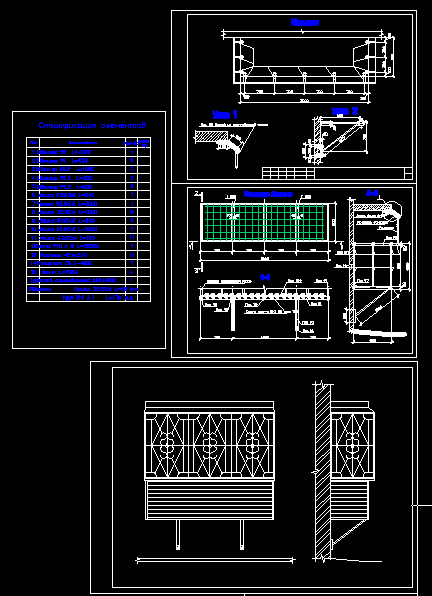 Чертеж Балкон