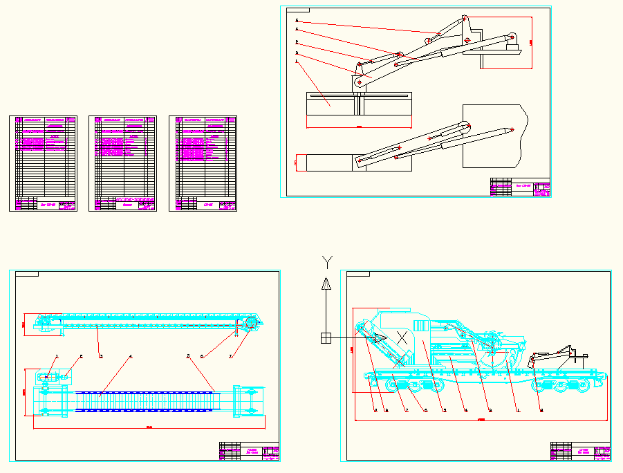 Чертеж Кюветоочистительная машина СЗП-600