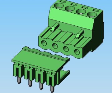 3D модель Соединитель 2EDGK+2EDGR 3D