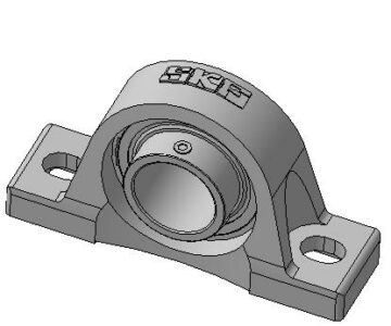 3D модель Подшипниковый узел SKF syj 50 tf