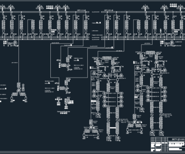 Чертеж Главная схема электрических соединений