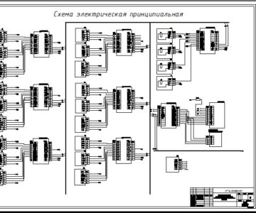 Чертеж Микропроцессорная система контроля микроклимата в птичниках