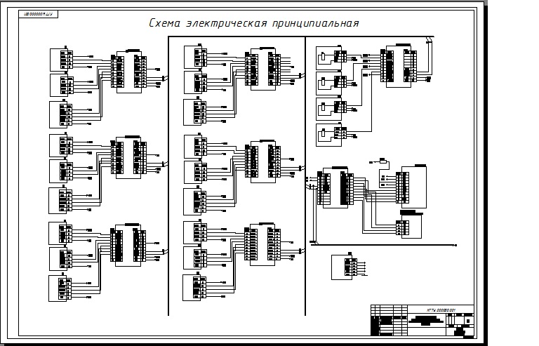 Чертеж Микропроцессорная система контроля микроклимата в птичниках