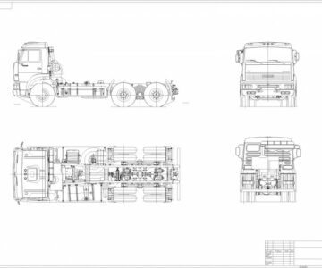 Чертеж КАМАЗ 6520