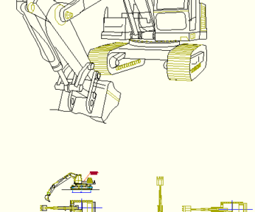 Чертеж Экскаватор АТЕК-761