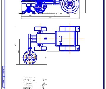 Чертеж трактора