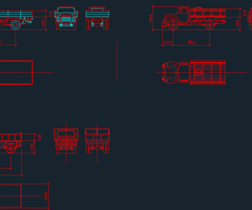 Чертеж Виды ЗИЛ 130