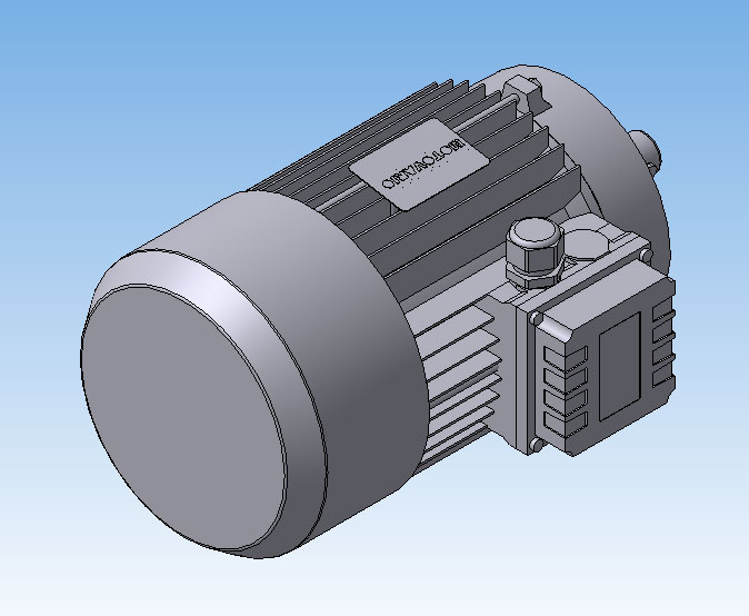 3D модель 3D модель двигателя 100 I B14 Motovario