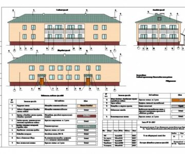 Чертеж Жилой дом в ArchiCAD