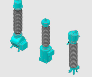 3D модель 3D модель трансформаторов ТН EMF 123-145