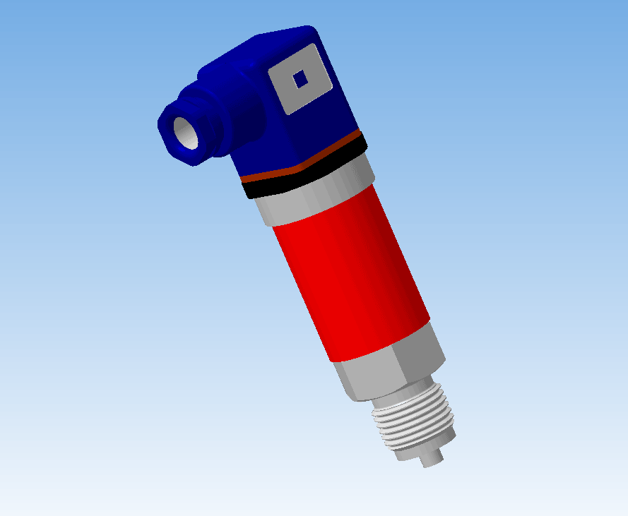 3D модель Преобразователь (датчик) давления типа mbs 32